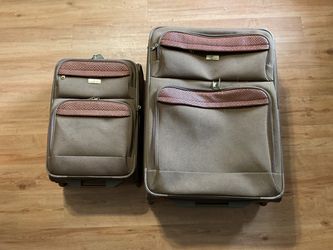 Vintage Tommy Bahama Collectors Matching Suitcases