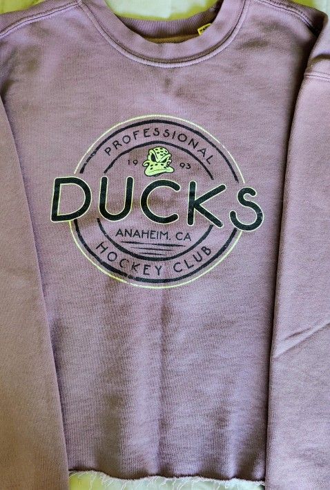 Anaheim Ducks Ladies Crop Sweatshirt