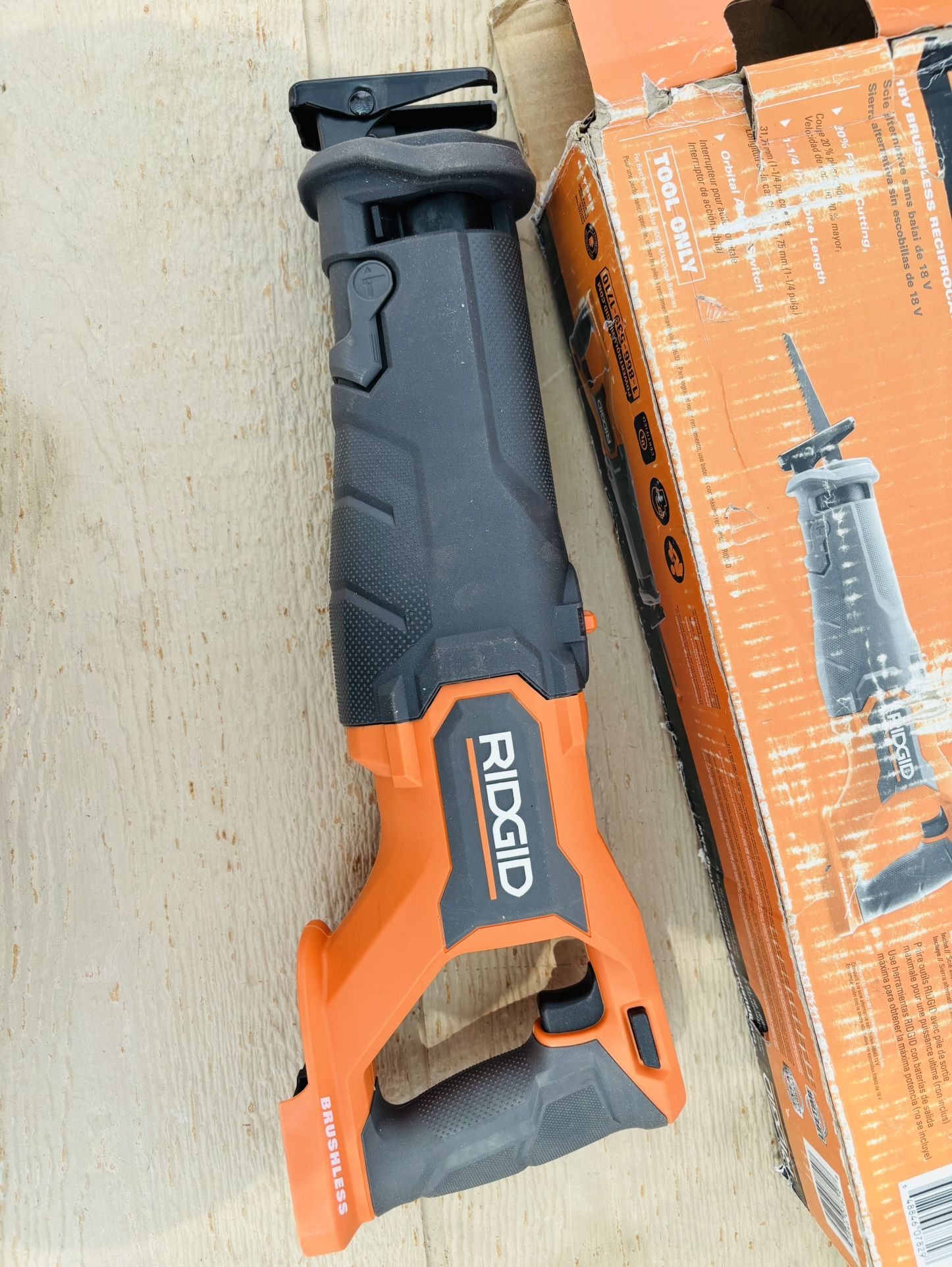 Ridgid 18V Reciprocating Saw (TOOL ONLY/SOLO LA HERRAMIENTA)