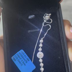 925 Sterling Silver Bracelet GRA CERTIFIED Diamonds 