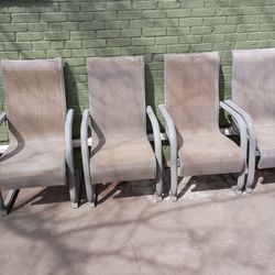 Set of 4 Outdoor Chairs