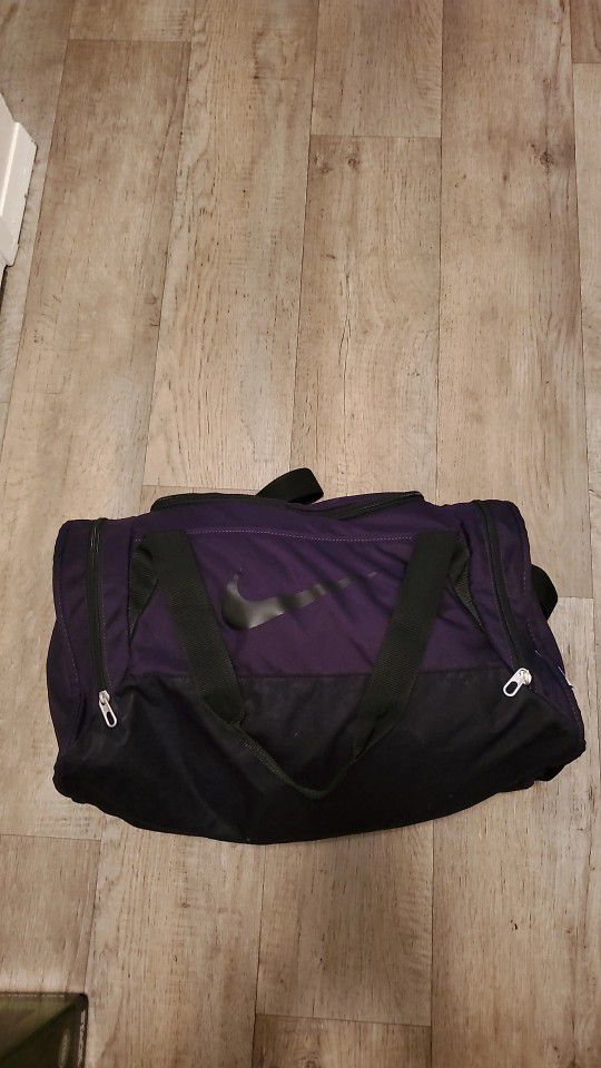 Nike Purple Duffle Bag