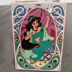 DISNEY FANTASY JUMBO JASMINE PIN SIGNED 