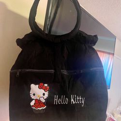 Hello Kitty Black Purse