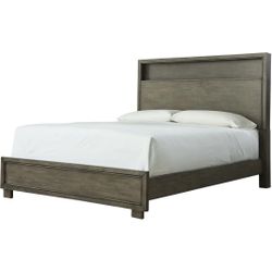 Ashley Queen bed with built in shelf