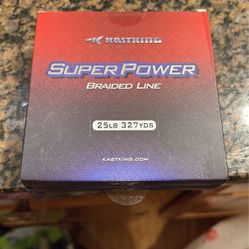 Kastking Superpower Braided Fishing Line, Low-Vls Gray, 25 LB, 327 Yds