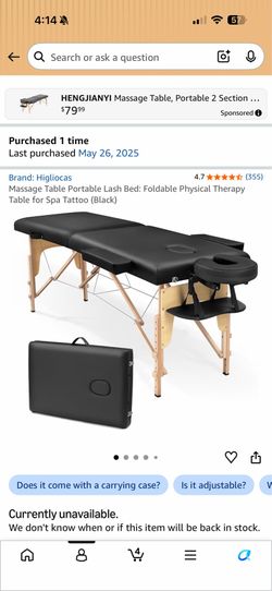 Lash bed