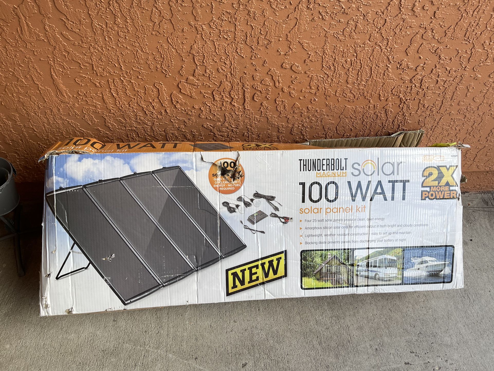 Thunderbolt Solar Panel Kit 100 WATT