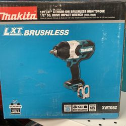 Makita New 1/2” High Torque Impact Wrench -3 Speeds Brushless 