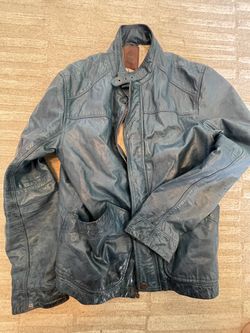 Timberland Leather Jacket - Size medium 