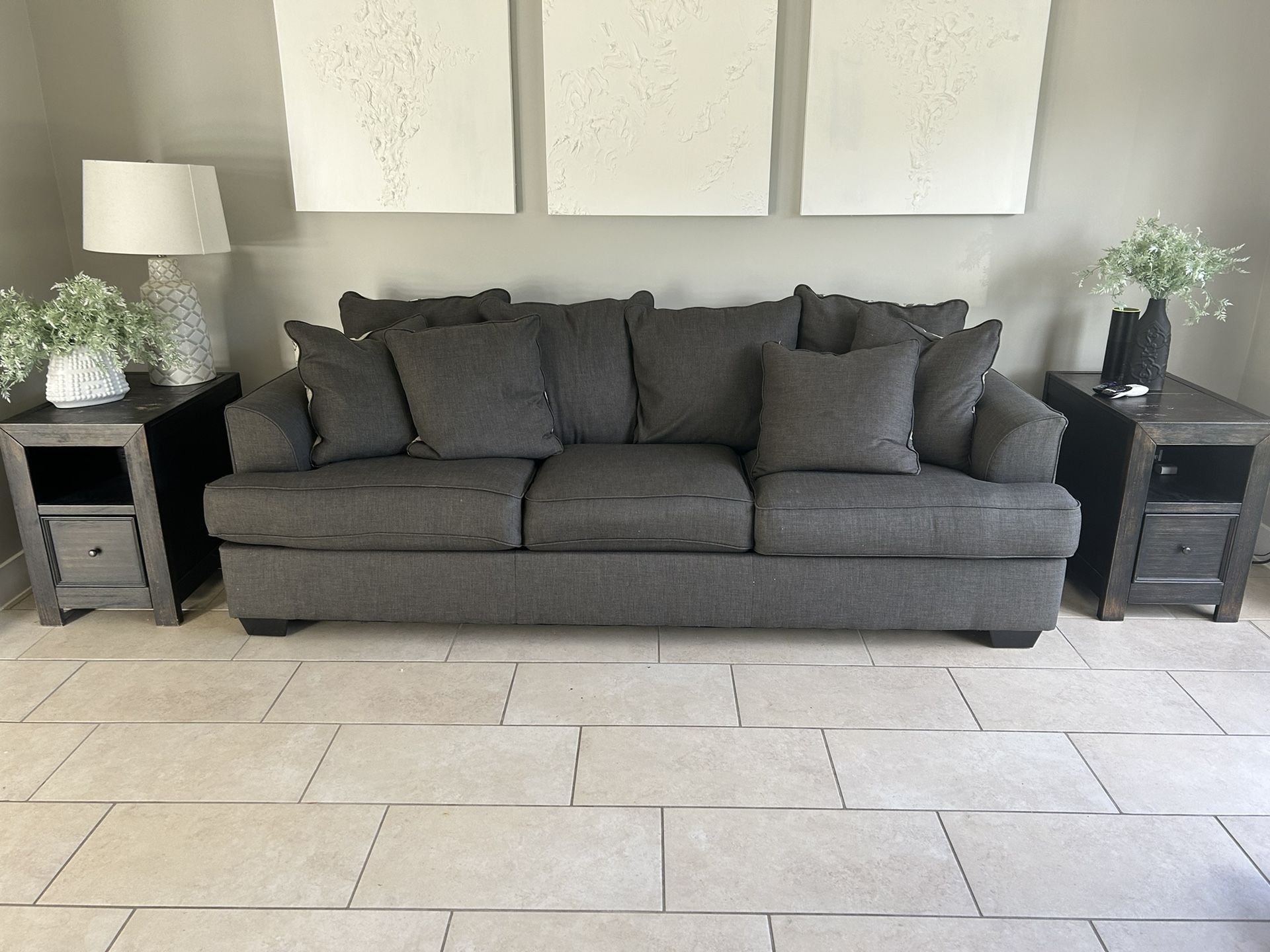 Dark Grey Couch Ashley Furniture 