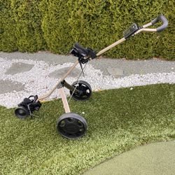 Golf Push Caddie Cart  Evolution E-525 Plus  4 wheeled .