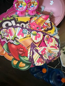 Shopkins birthday party decor