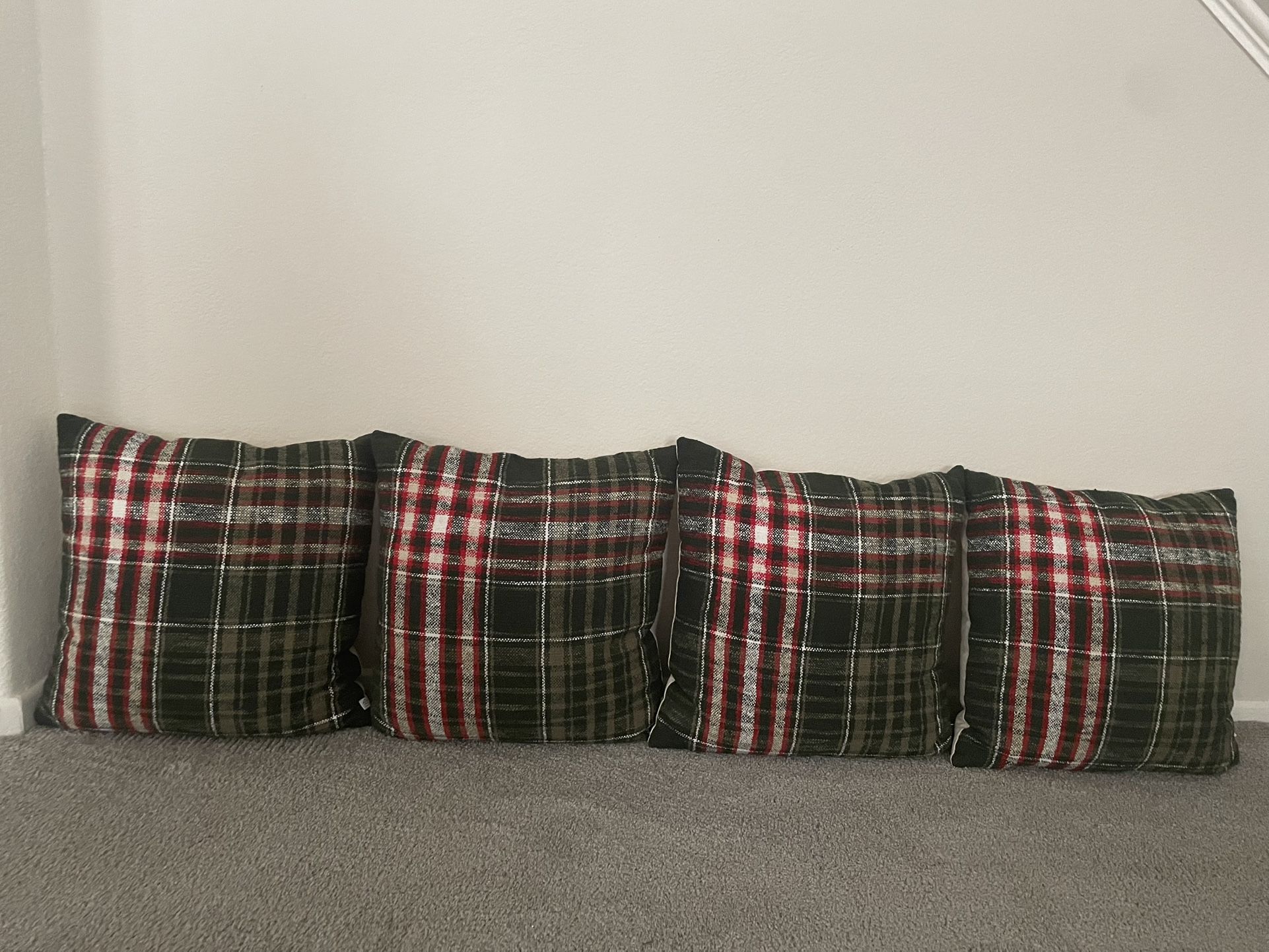 Hearth And Hand Christmas Decorative Pillows-Set Of 4