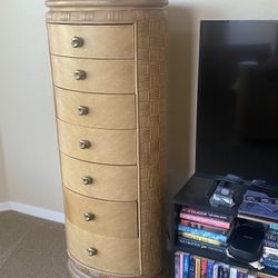 Bernhardt Tall Boy Wooden Bedroom Dresser