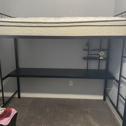 Twin Loft Bed With Desk . Don’t message me unless you plan on going though with the buy