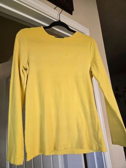 Classic LAUREN Ralph Lauren Canary Yellow Blouse