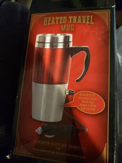 Travel heat mug