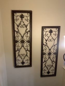 Set of Two Decorative Wall Panels