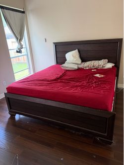 Bed Frame with Night Stands
