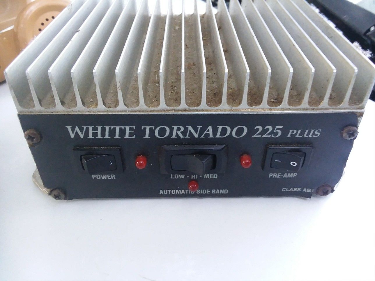 White Tornado 225 plus cb linear amplifier works great good used condition