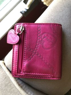 Hot pink coach wallet