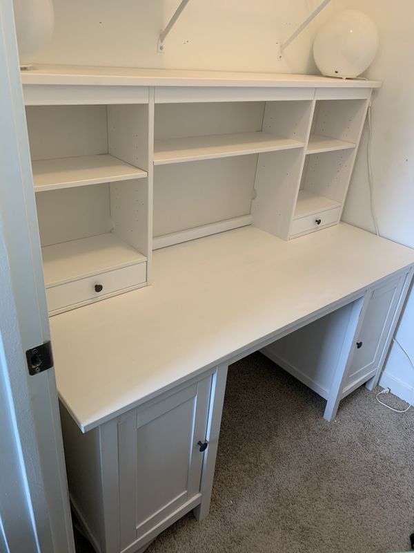 IKEA Hemnes Desk with Hutch & Chair for Sale in Chicago, IL OfferUp