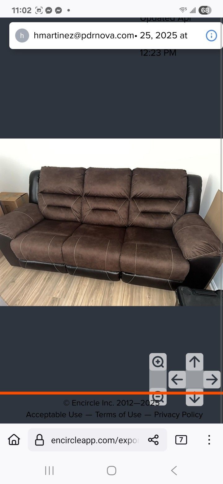Reclining Sofa (Stafford, VA)
