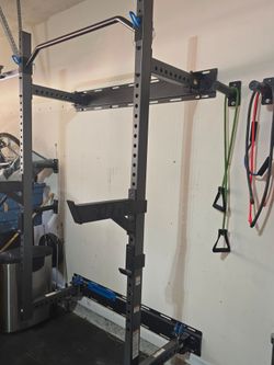 ProForm Power Rack Squat Cage, and dumbell station
