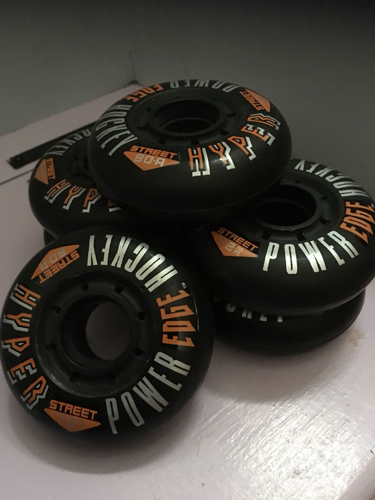 Hyper Power Edge Hockey Wheels - Set 6