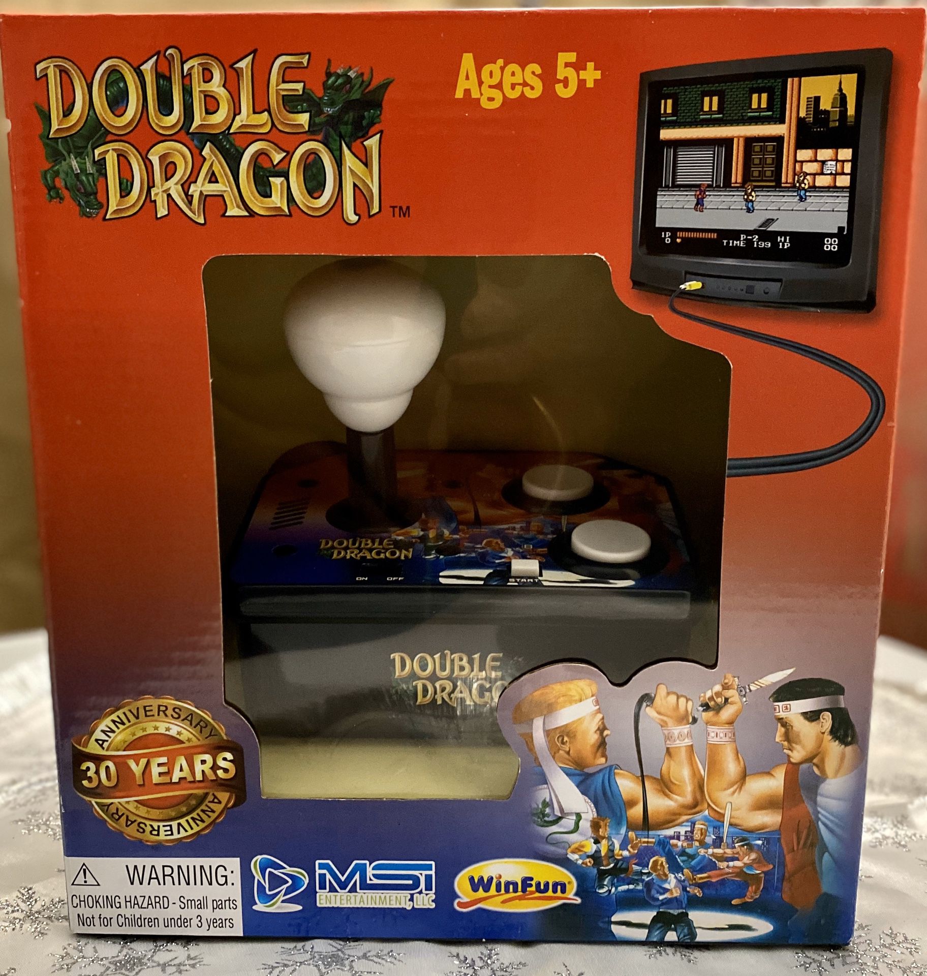 Double Dragon Video Game Controller Arcade Game Plug Play New in Box Winfun MSI