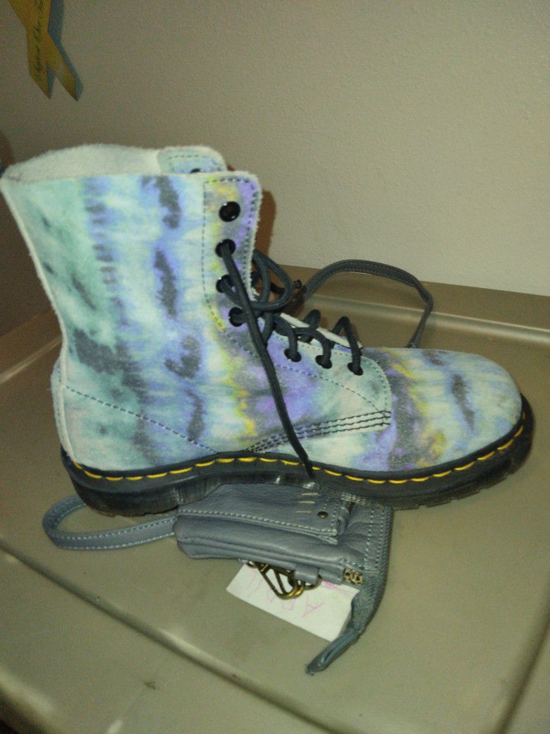 Tye Dyed Doc Martens Boots