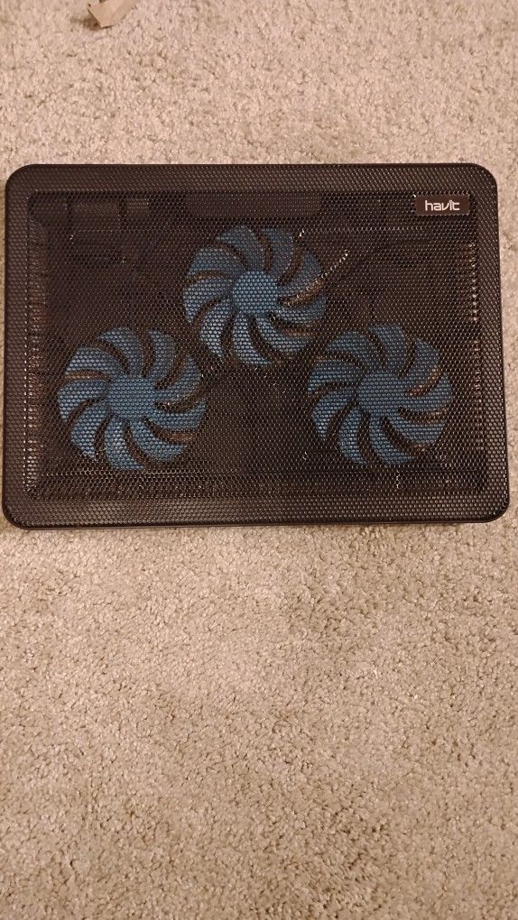 HAVIT HV-F2056 15.6 inch-17 inch Notebook Cooling Pad 3 Fans USB - Black
