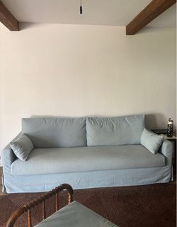 IKEA Hyltarp Baby Blue Couch (Like New)