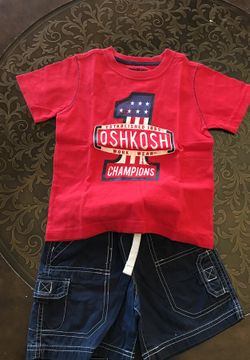 Boys 2T Oshkosh summer outfit