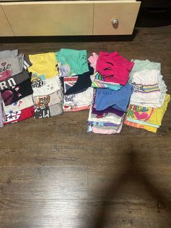 Girls Graphic T-Shirts Lot Bundle