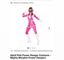 Pink power ranger XS costume