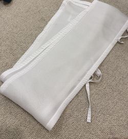 White Crib Breathable Net