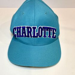 Mitchell & Ness Charlotte Hornets Teal Snapback Hat NBA Hardwood Classics