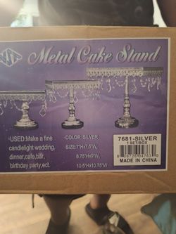 Silver Cake Stands 