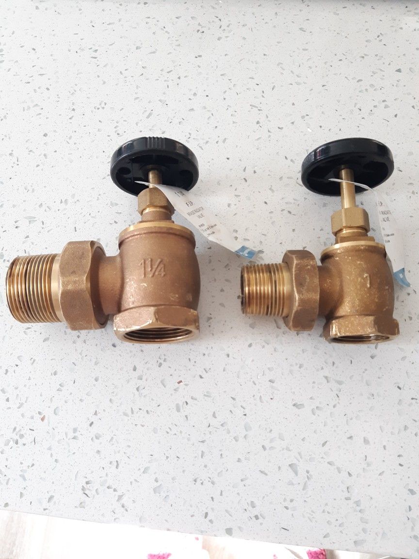 Radiator Valve 1"(1pc) 1 1/4" (1pc)