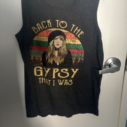 Gypsy Stevie Knicks Fleetwood Mac Cotton Blend Tank Men’s Large 