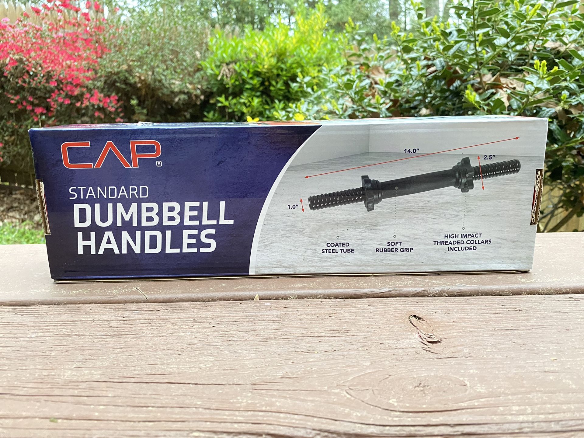 Cap Standard Dumbbell Handles weights BRAND NEW Compare with Bowflex