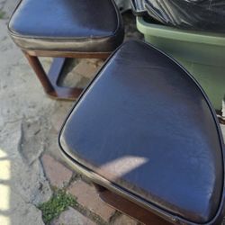 2 Bancos Para Sentarce De Piel 