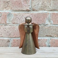 Vintage Angel Copper/Brass Candle Holder 