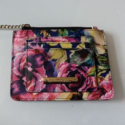 Betsey Johnson Floral Card Holder Identification, Wallet