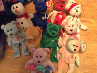 Lot of beanie babies
