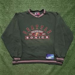 Vintage Seattle SuperSonics Crewneck Small