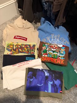 Supreme shirts and hoodie