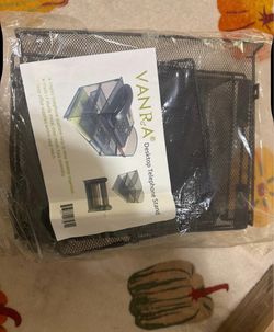 VANRA Desktop Telephone Stand Black Mesh